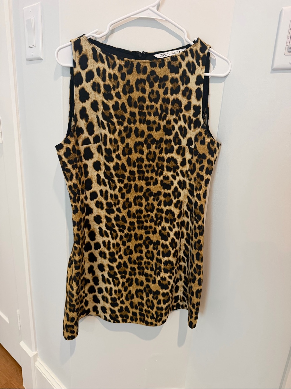 ZARA Leopard Print Mini Dress